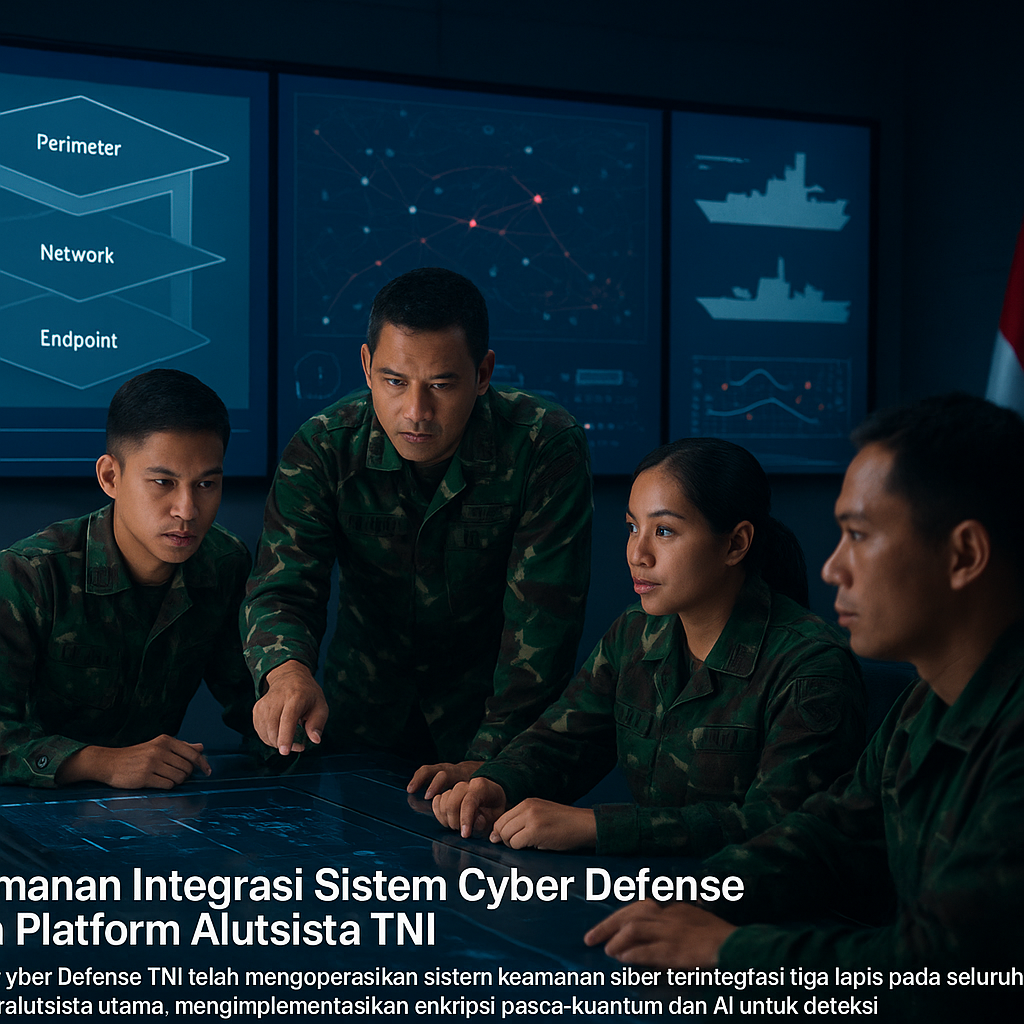 Keamanan Integrasi Sistem Cyber Defense pada Platform Alutsista TNI