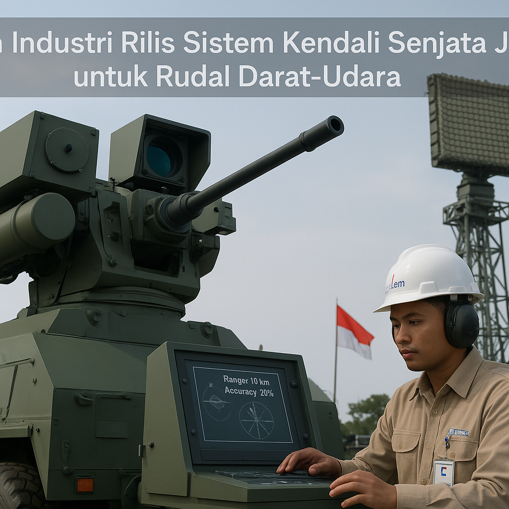 PT Len Industri Rilis Sistem Kendali Senjata Jarak Jauh untuk Rudal Darat-Udara