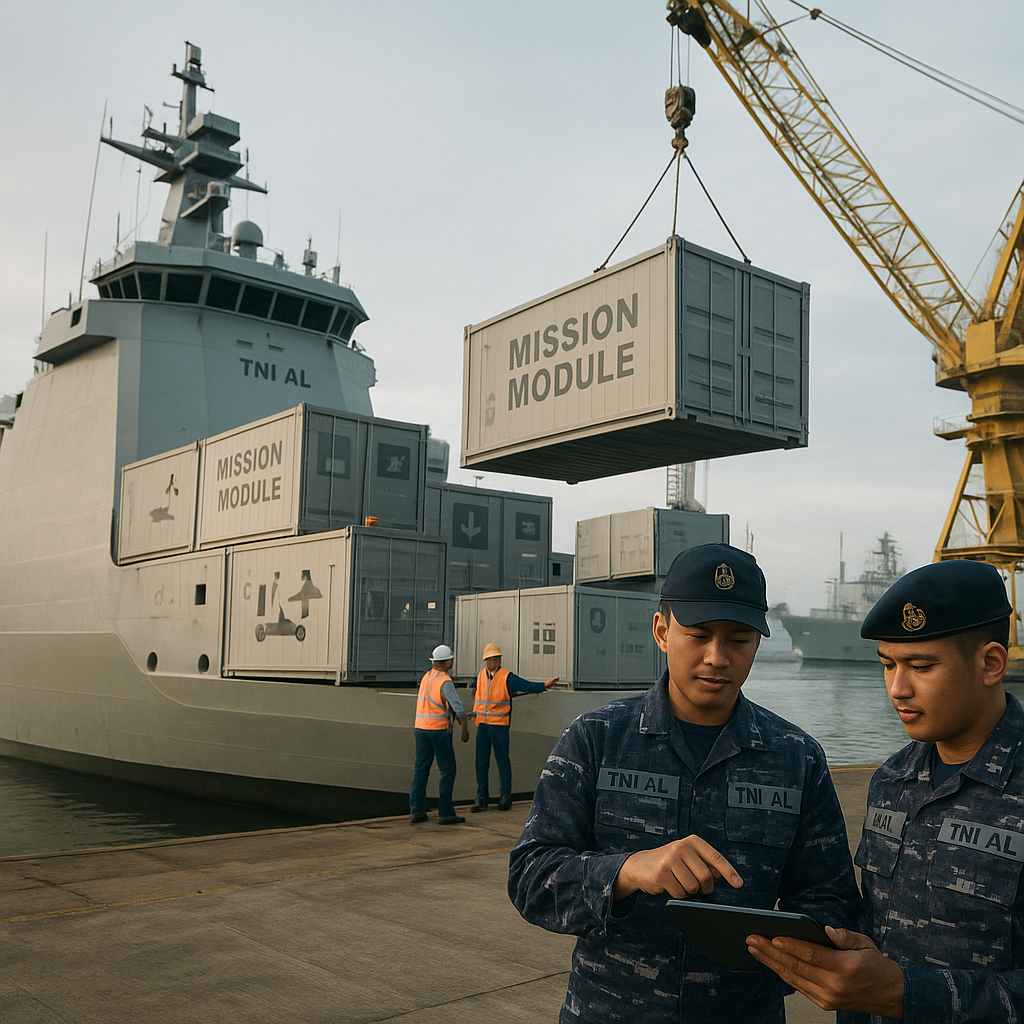 Optimalisasi Kebutuhan Kapal Perang TNI AL dengan Teknologi Modular Design dan Multi-Role Capability