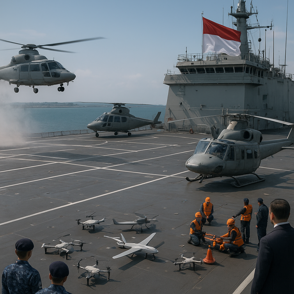 Percepat Penanganan Bencana, Prabowo Siapkan Kapal Induk Pertama RI Jadi Pangkalan Helikopter