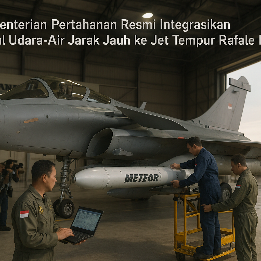Kementerian Pertahanan Resmi Integrasikan Rudal Udara-Air Jarak Jauh ke Jet Tempur Rafale F4