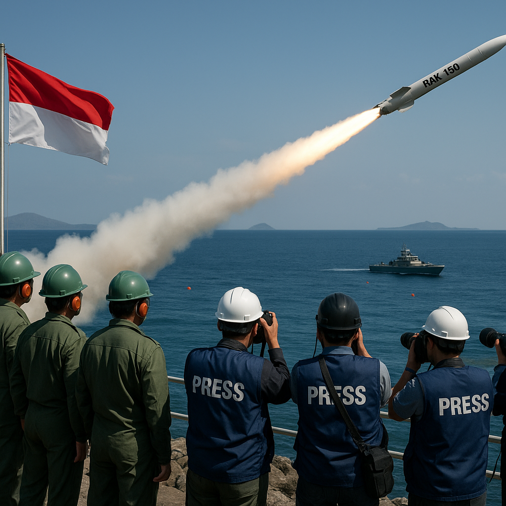 PT Pindad Sukses Uji Tembak Rudal Anti-Kapal Buatan Dalam Negeri dengan Jangkauan 150 Km