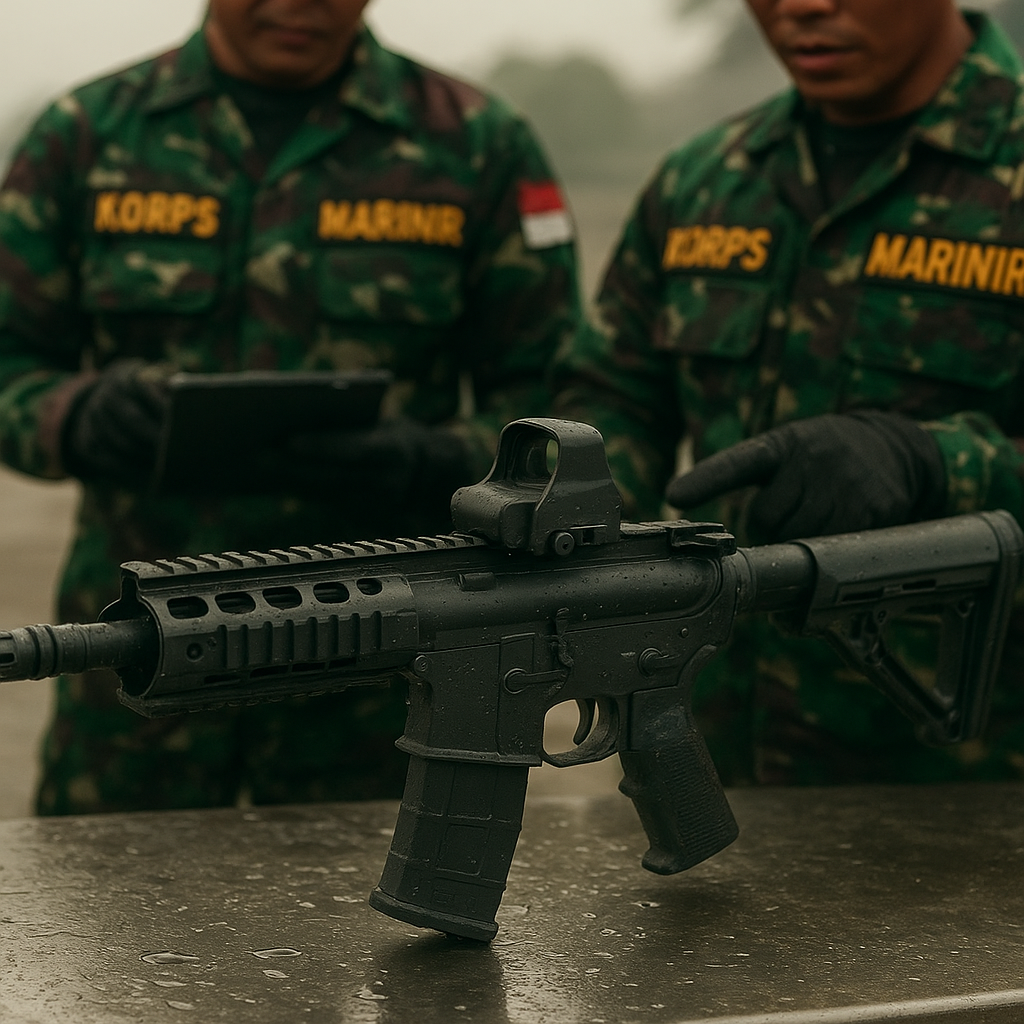 Tahan Panas dan Akurat! Inilah DSAR-15P, Calon Senapan Serbu Baru Marinir