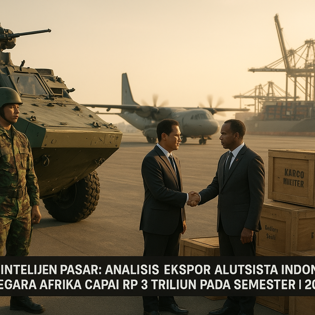 Data Intelijen Pasar: Analisis Ekspor Alutsista Indonesia ke Negara Afrika Capai Rp 3 Triliun pada Semester I 2026