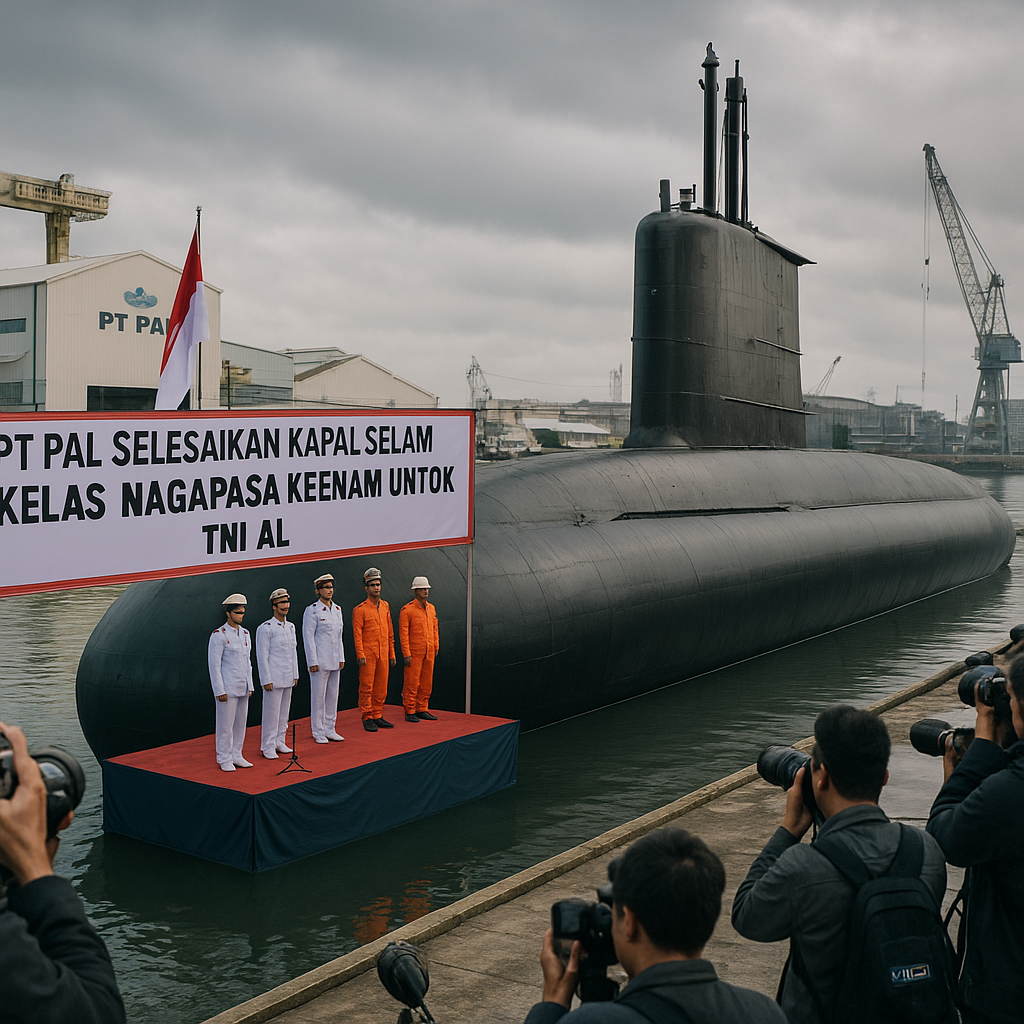 PT PAL Selesaikan Kapal Selam Kelas Nagapasa Keenam untuk TNI AL