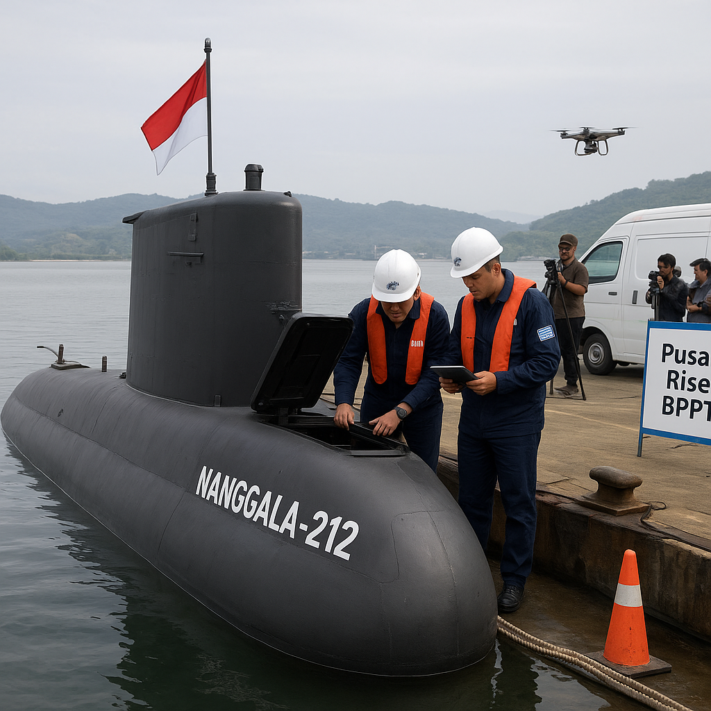 Pusat Riset BPPT Rampungkan Desain Awal Kapal Selam Mini Nanggala-212 untuk Patroli Perairan Terbatas