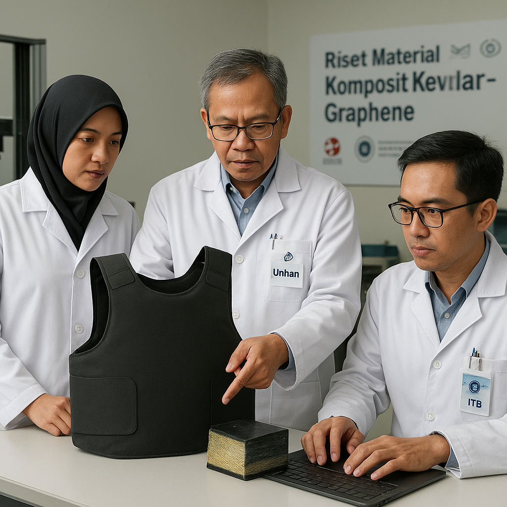 Riset Material Komposit Kevlar-Graphene untuk Rompi Anti Peluru Generasi Baru