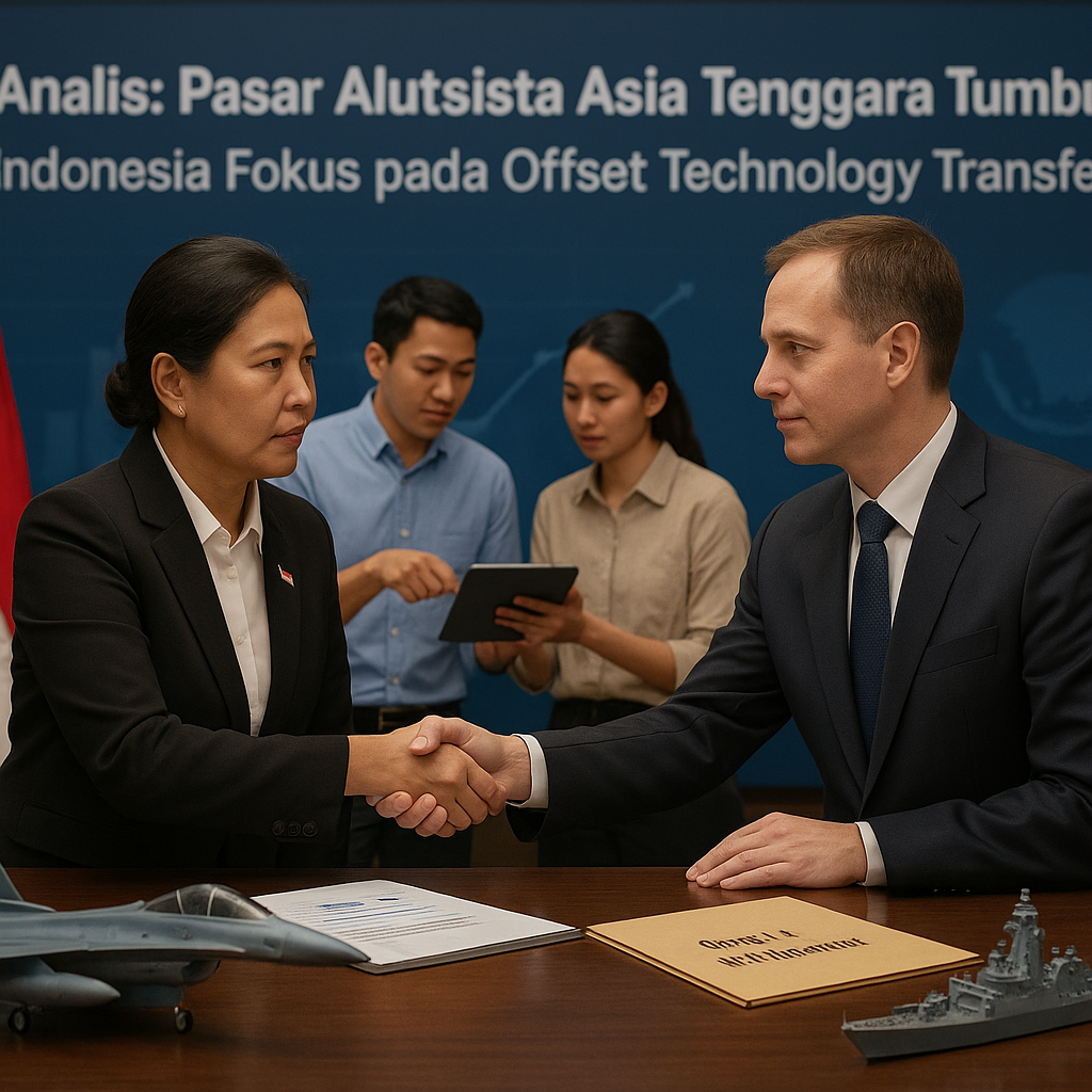 Analis: Pasar Alutsista Asia Tenggara Tumbuh 7,2%, Indonesia Fokus pada Offset Technology Transfer