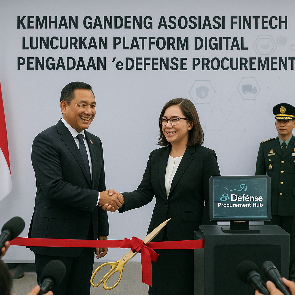 Kemhan Gandeng Asosiasi Fintech Luncurkan Platform Digital Pengadaan "e-Defense Procurement Hub"