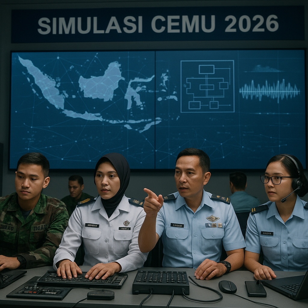Tingkatkan Sinergi Matra, TNI Gelar Simulasi Komando Siber dan Peperangan Elektronika Bersama