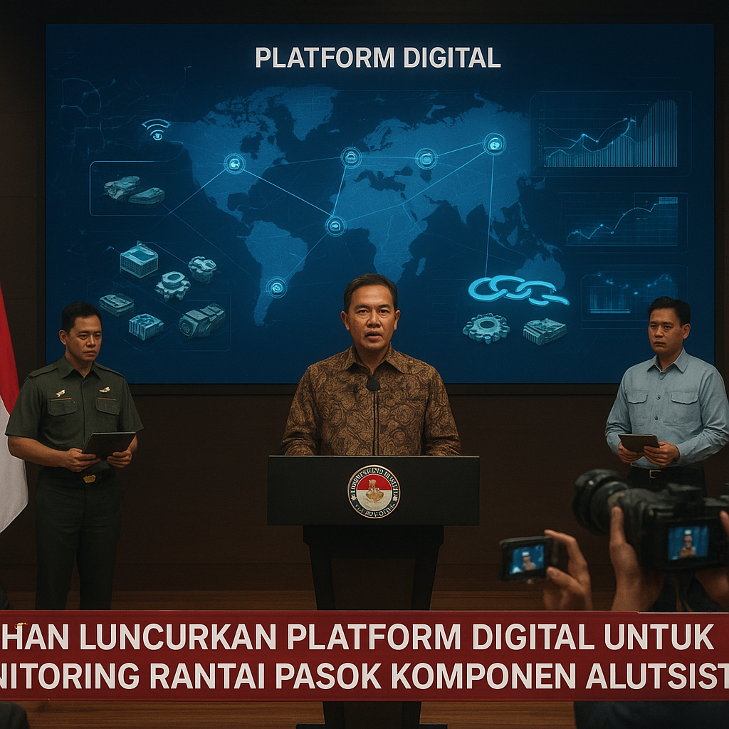 Kemhan Luncurkan Platform Digital untuk Monitoring Rantai Pasok Komponen Alutsista