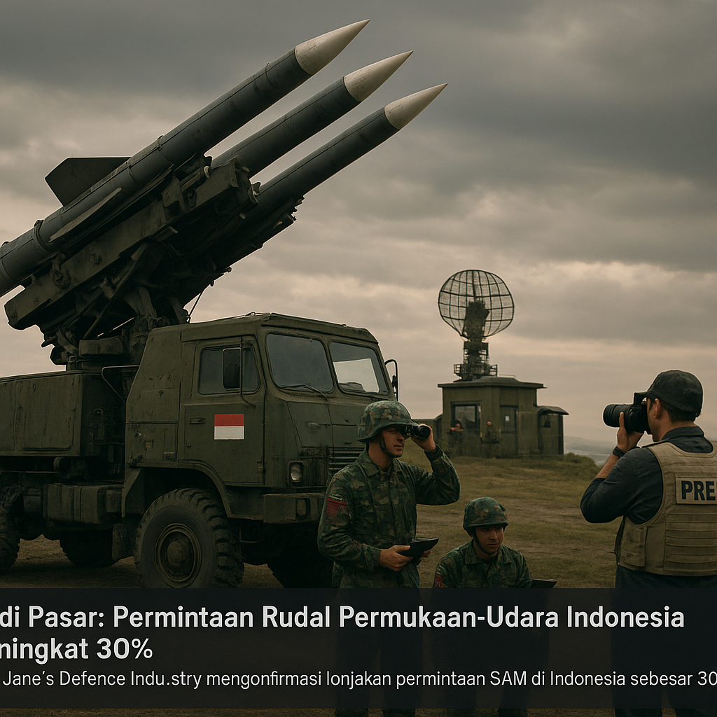 Studi Pasar: Permintaan Rudal Permukaan-Udara Indonesia Meningkat 30%
