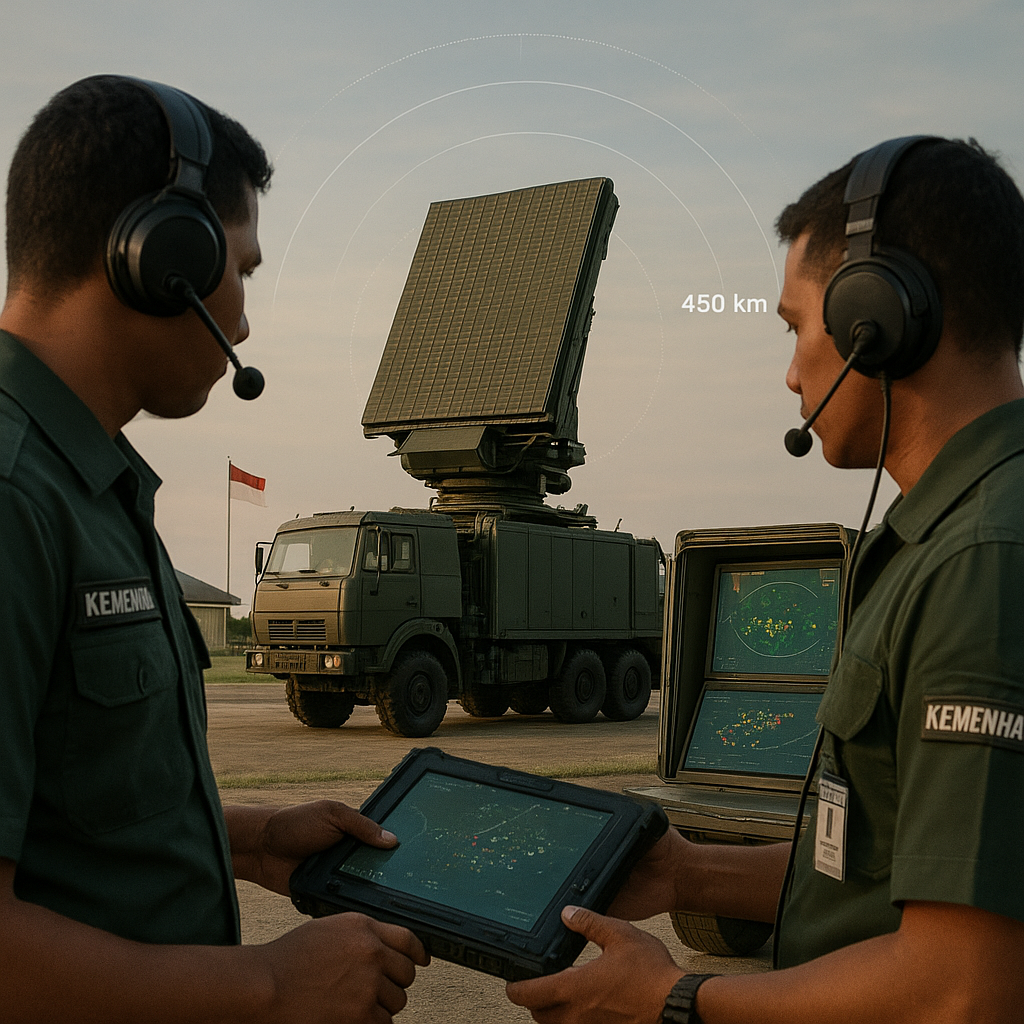 Kemenhan Mulai Uji Coba Integrasi Radar Canggih ke Sistem Pertahanan Udara Nasional