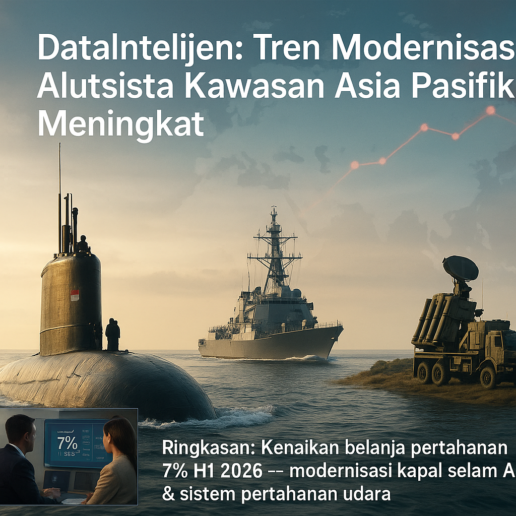 DataIntelijen: Tren Modernisasi Alutsista Kawasan Asia Pasifik Meningkat