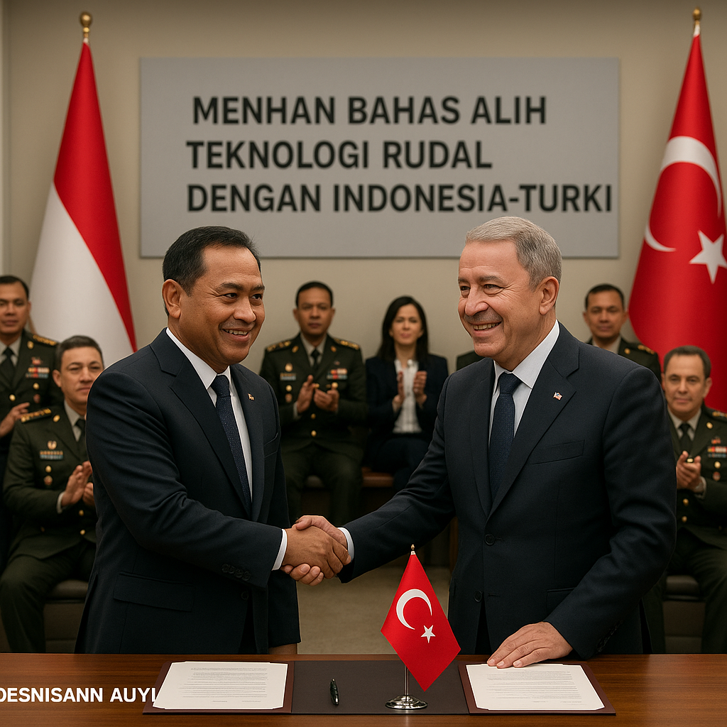 Menhan Bahas Alih Teknologi Rudal dengan Indonesia-Turki di Forum Pertahanan