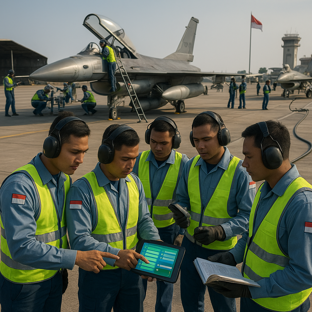 Tingkatan Kesiapan Operasi, 20 Prajurit TNI AU Ikuti Latihan Ground Handling Hawk 109/209 dan F-16