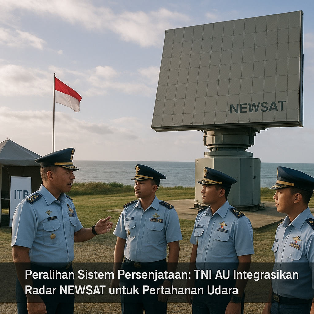 Peralihan Sistem Persenjataan: TNI AU Integrasikan Radar NEWSAT untuk Pertahanan Udara