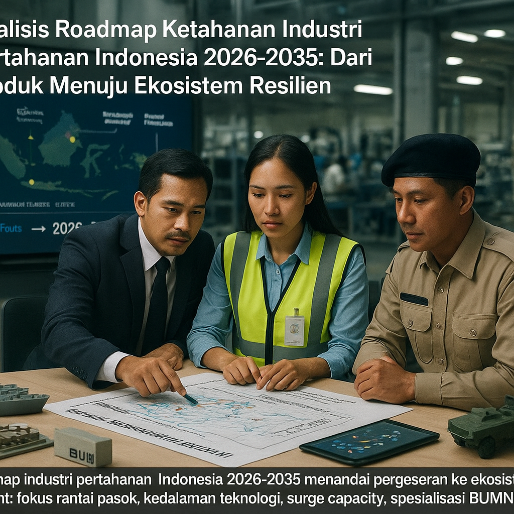 Analisis Roadmap Ketahanan Industri Pertahanan Indonesia 2026-2035: Dari Produk Menuju Ekosistem Resilien