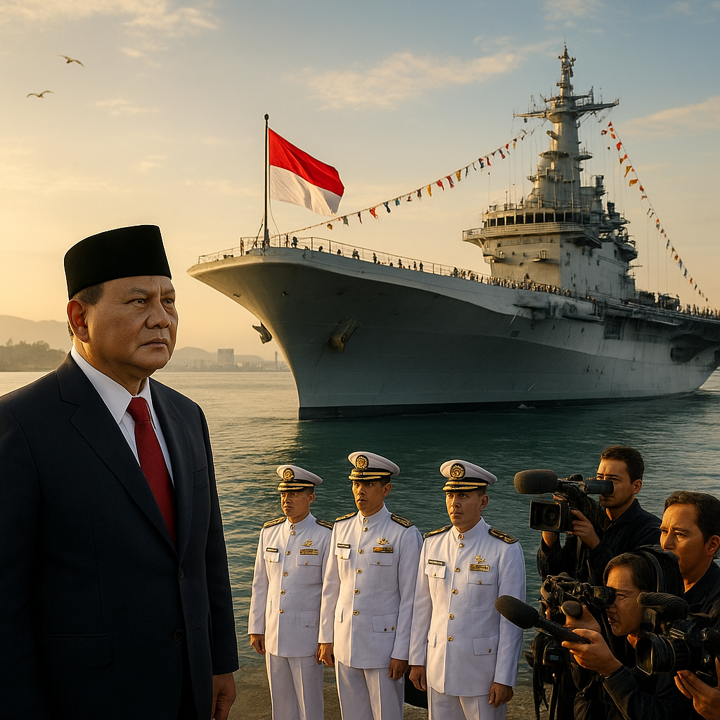 Top Prabowo! Kapal Induk Perang Pertama RI Segera Datang, Siap Perkuat Proyeksi Kekuatan