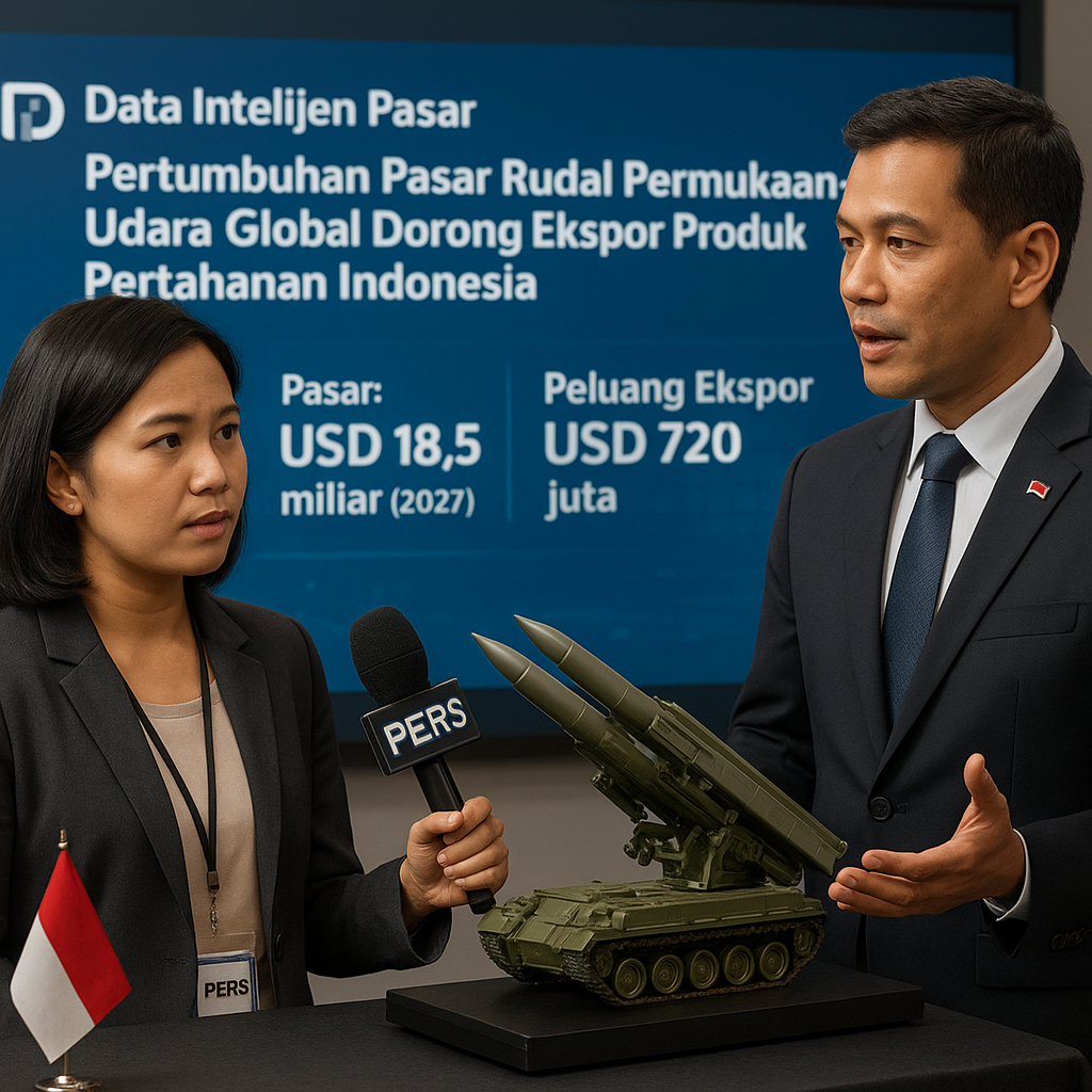 Data Intelijen Pasar: Pertumbuhan Pasar Rudal Permukaan-ke-Udara Global Dorong Ekspor Produk Pertahanan Indonesia