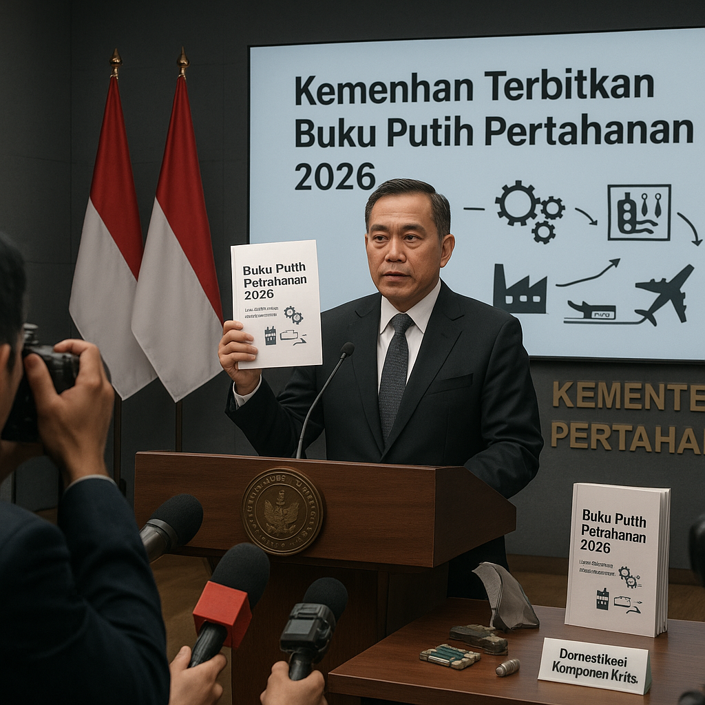 Kemenhan Terbitkan Buku Putih Pertahanan 2026, Fokus pada Kemandirian Supply Chain Alutsista