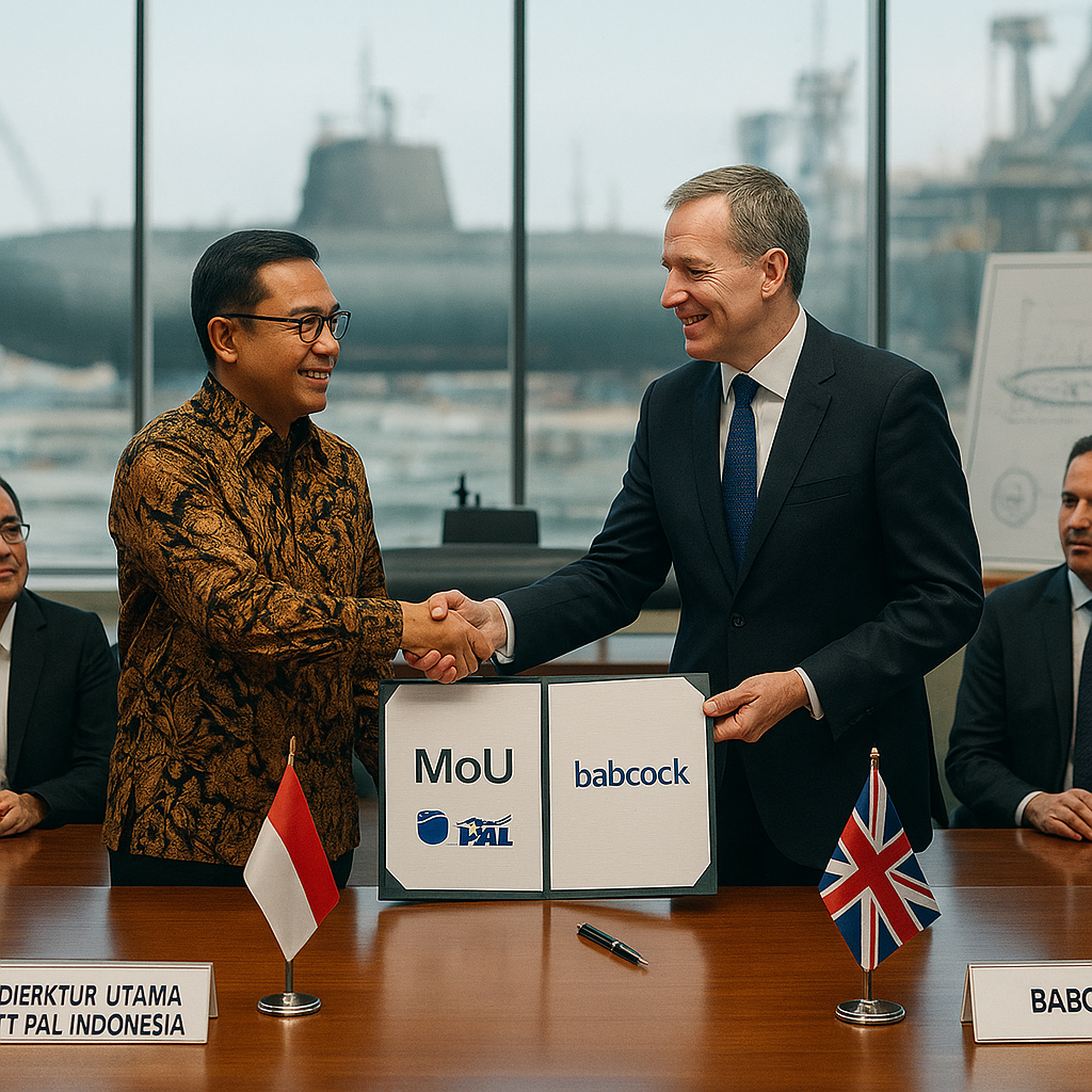 PAL Indonesia Tandatangani MoU dengan Babcock untuk Pengembangan Kapal Selam Konvensional Generasi Baru