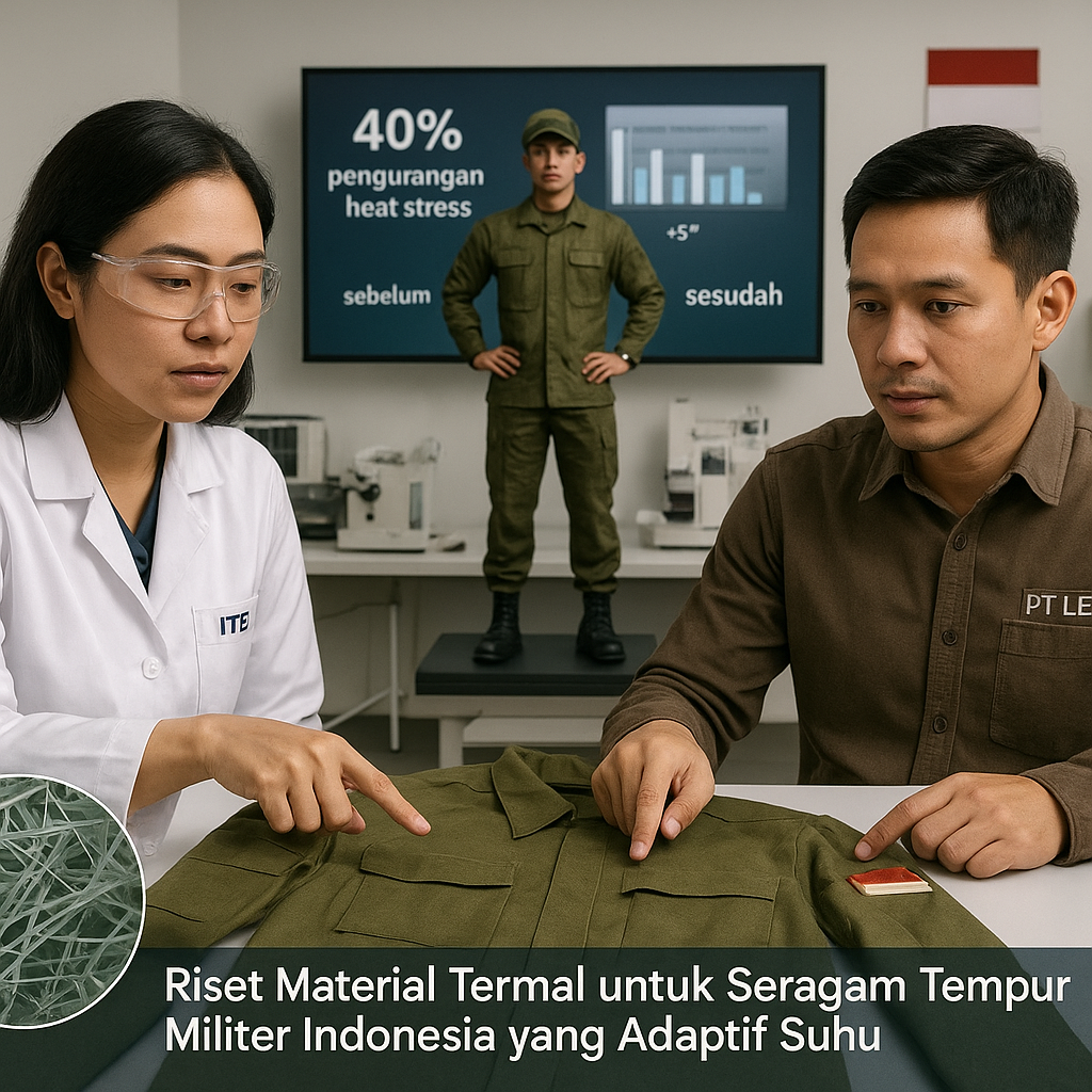 Riset Material Termal untuk Seragam Tempur Militer Indonesia yang Adaptif Suhu