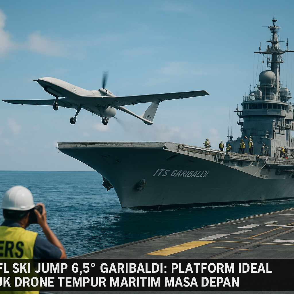 Profil Ski Jump 6,5 Derajat Garibaldi: Platform Ideal untuk Drone Tempur Maritim Masa Depan