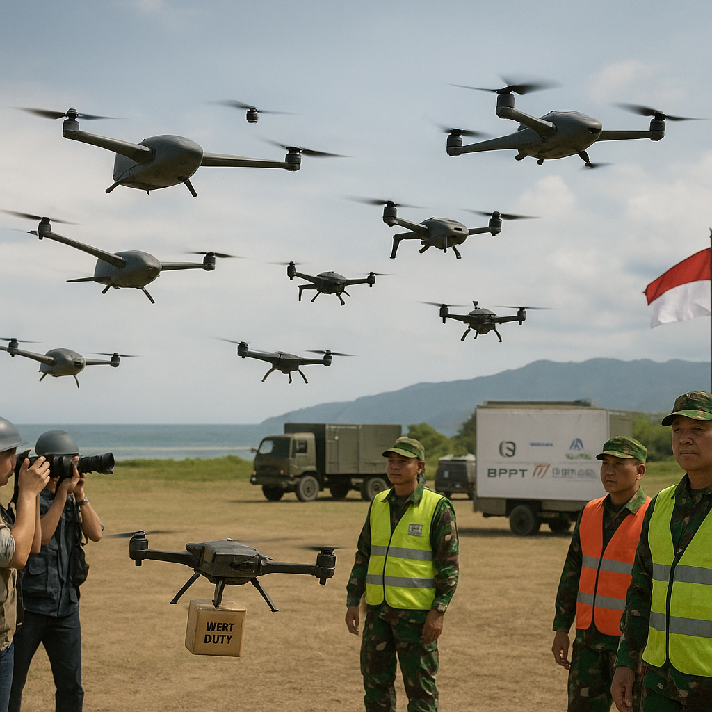 Indonesia Kembangkan Teknologi Drone Swarm untuk Pertahanan Udara Asimetris