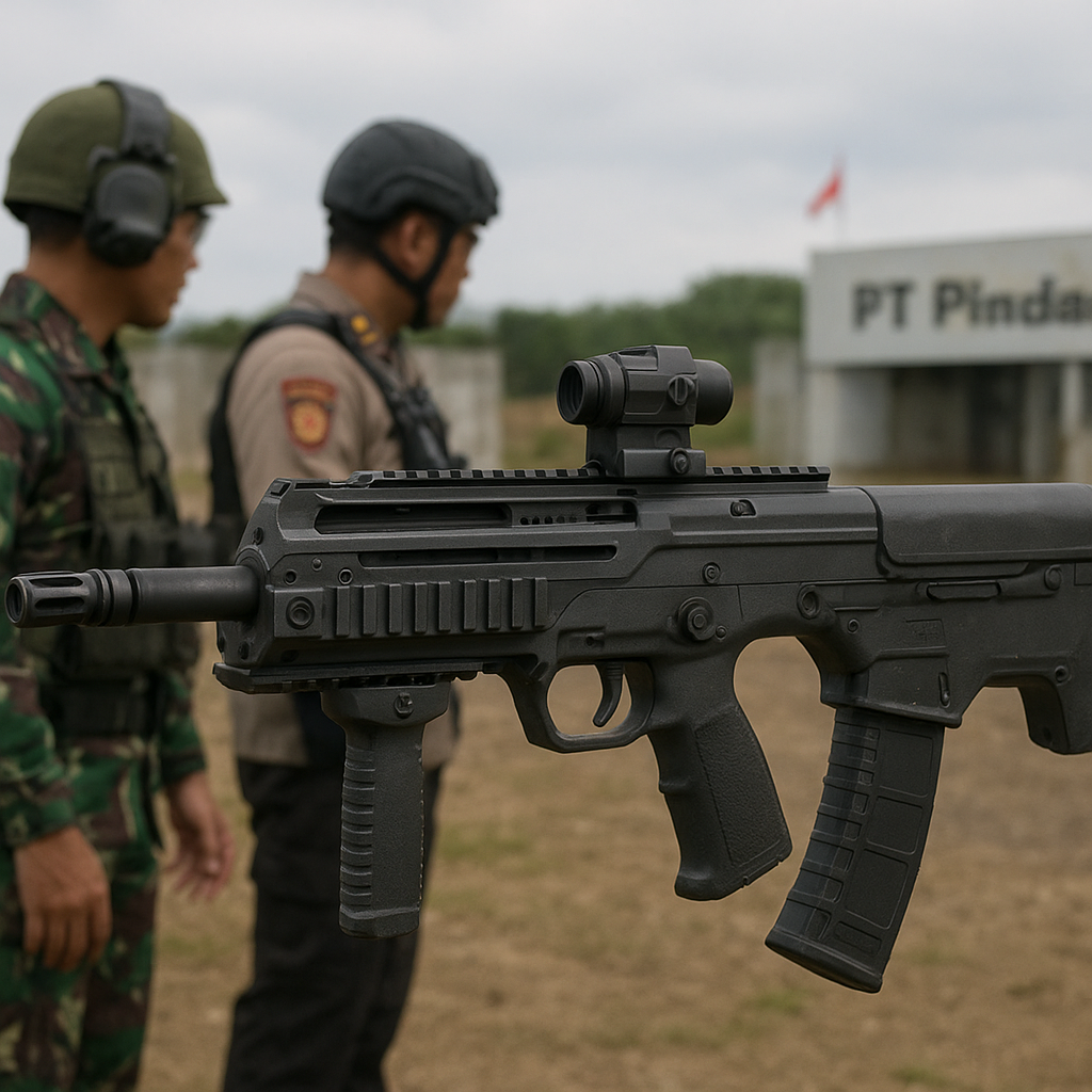 PT Pindad Uji Coba Prototype Senapan Serbu Bullpup Kaliber 5.56mm untuk Pasukan Khusus