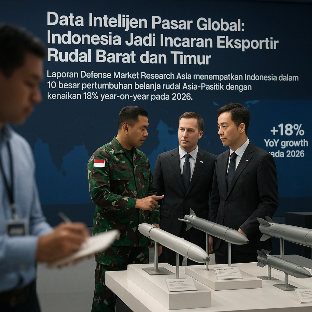 Data Intelijen Pasar Global: Indonesia Jadi Incaran Eksportir Rudal Barat dan Timur