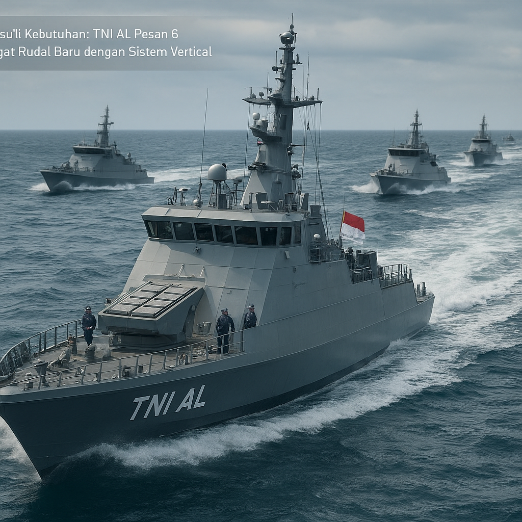Optimalisasi Kebutuhan: TNI AL Pesan 6 Kapal Cepat Rudal Baru dengan Sistem Vertical Launch
