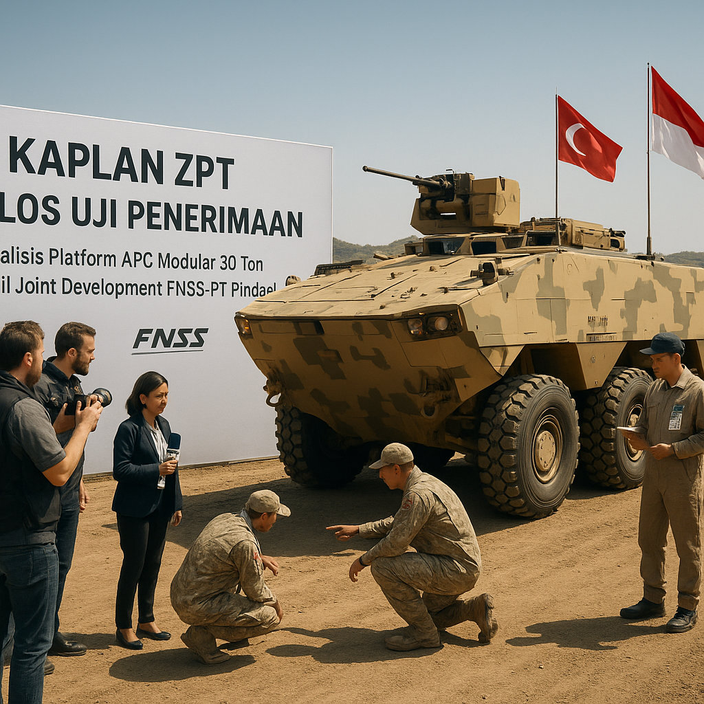 Kaplan ZPT Lolos Uji Penerimaan: Analisis Platform APC Modular 30 Ton Hasil Joint Development FNSS-PT Pindad