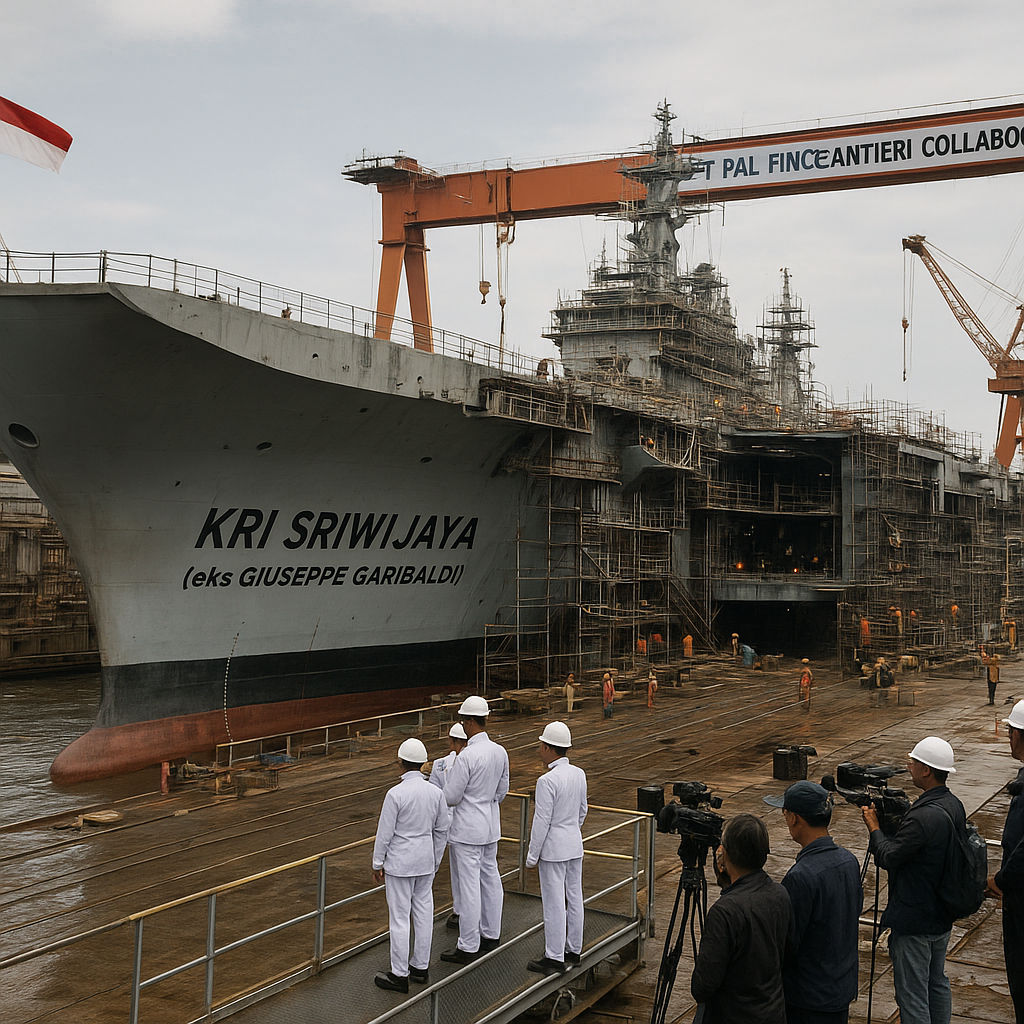 Bakal Jadi Kapal Induk Pertama RI, TNI AL Rombak Giuseppe Garibaldi untuk 20 Tahun Layanan