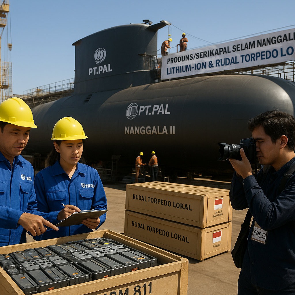 PT PAL Mulai Produksi Seri Kapal Selam 'Nanggala II' dengan Baterai Lithium-Ion dan Rudal Torpedo Lokal
