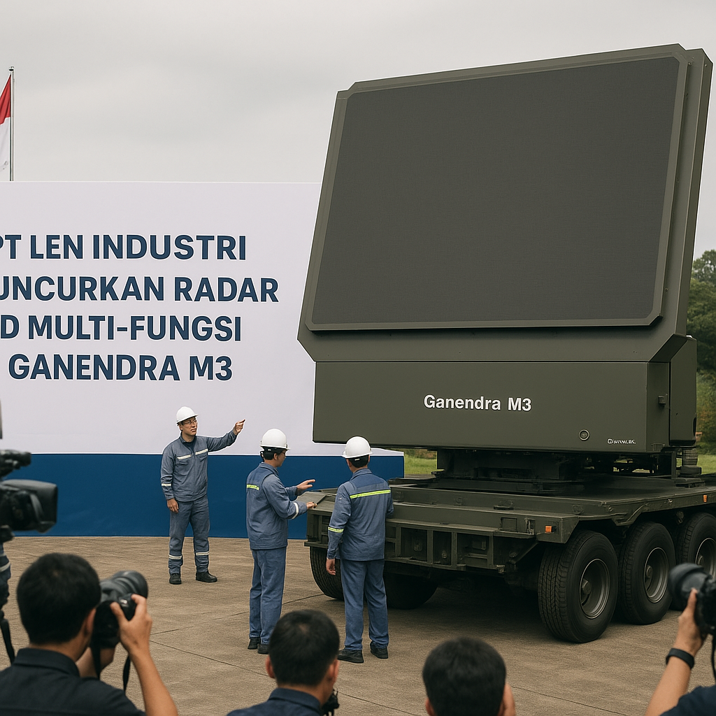 PT Len Industri Luncurkan Radar 3D Multi-Fungsi untuk Pertahanan Udara