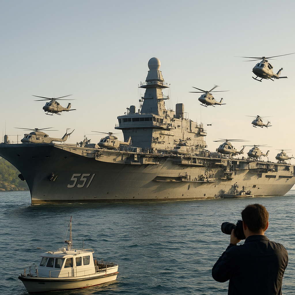 Spesifikasi Kapal Induk Giuseppe Garibaldi: Platform Multi-Misi dengan Kapasitas 18 Helikopter dan Drone Tempur