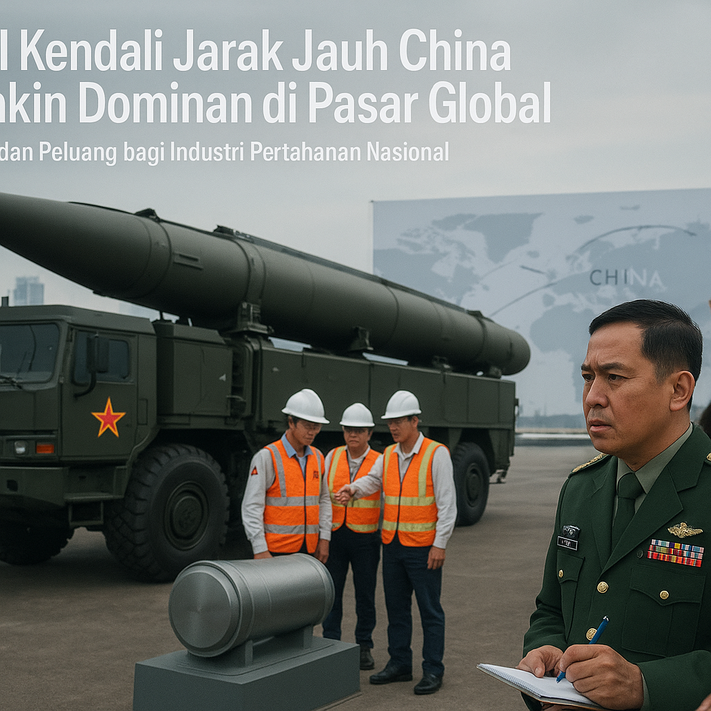 Rudal Kendali Jarak Jauh China Semakin Dominan di Pasar Global, Ancaman dan Peluang bagi Industri Pertahanan Nasional