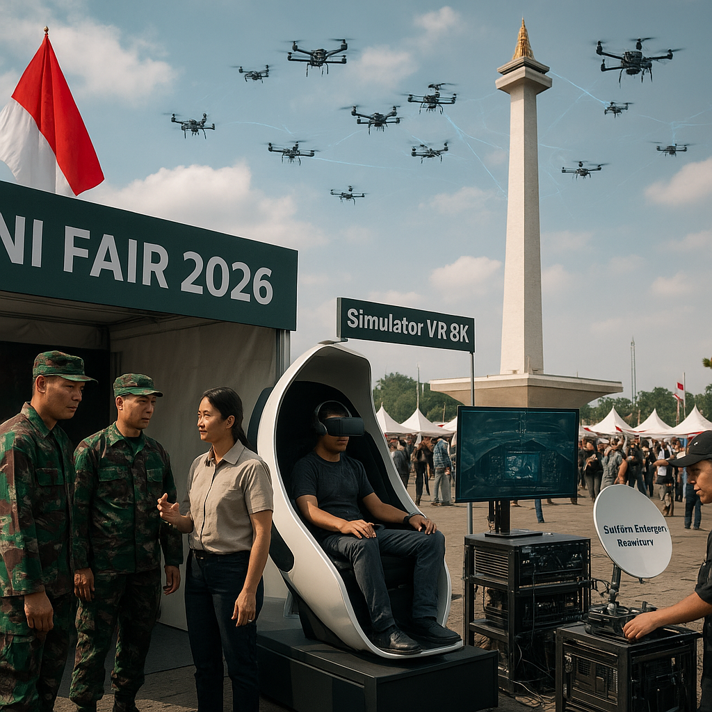 TNI Fair 2026 Pamerkan Inovasi Teknologi Militer & Alutsista Terbaru di Monas