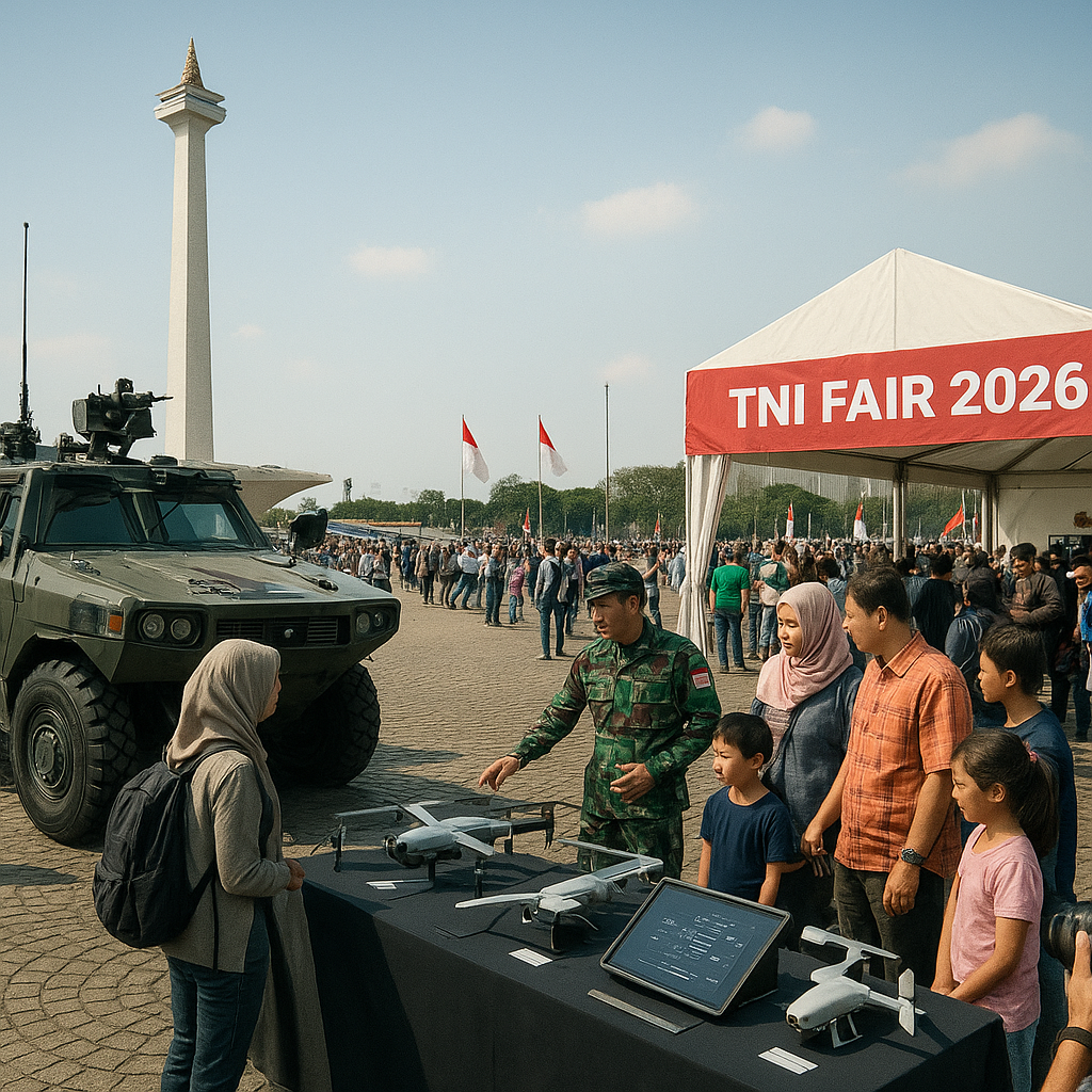 TNI Fair 2026 Pamerkan Alutsista Terbaru, Inovasi Teknologi Militer Terbuka untuk Publik
