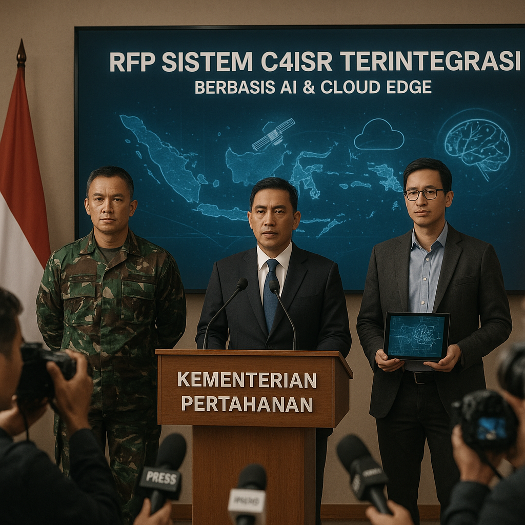 Kementerian Pertahanan Rilis RFP untuk Sistem C4ISR Terintegrasi Berbasis AI dan Cloud Edge