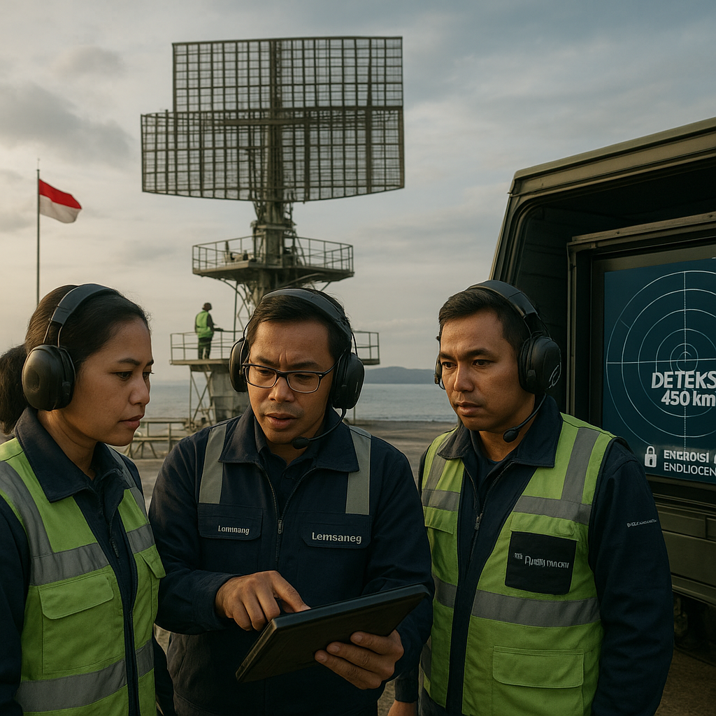 Integrasi Sistem Radar Nasional Berbasis SAW 4 Mendukung Kebutuhan Pertahanan Udara Nusantara