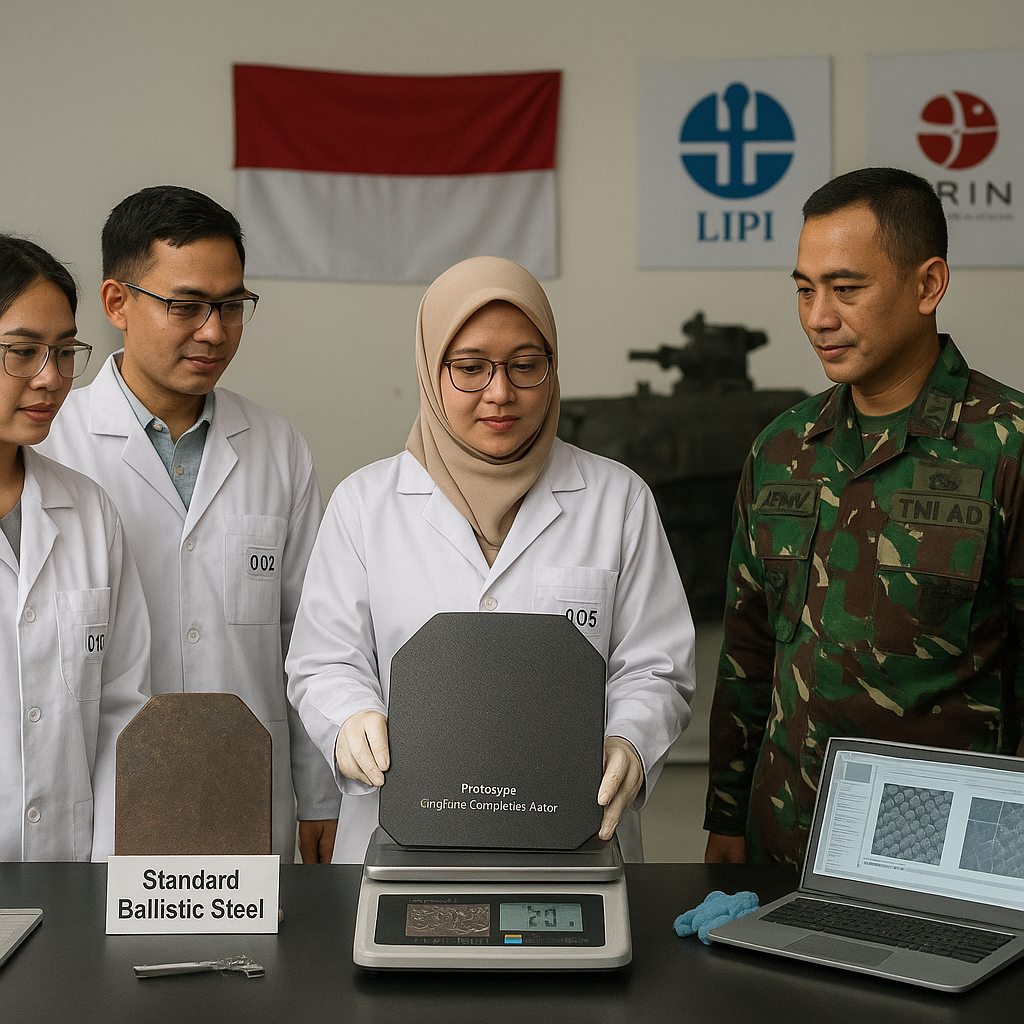 Riset Material Maju: LIPI Kembangkan Komposit Graphene untuk Armor Ringan Kendaraan Tempur TNI AD