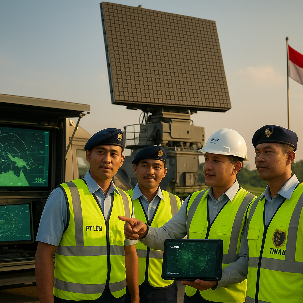 PT LEN Industri Sukses Integrasi Radar AESA ke Sistem Pertahanan Udara Nasional