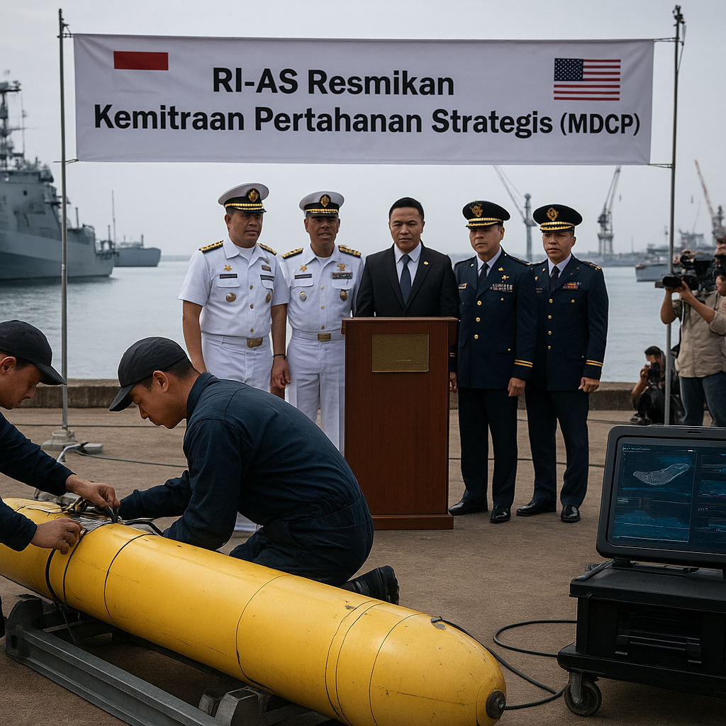 RI-AS Resmikan Kemitraan Pertahanan Strategis (MDCP) dengan Fokus Teknologi Bawah Laut