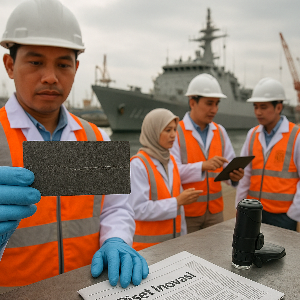Riset Inovasi: Tim ITS Kembangkan Material Self-Healing untuk Lambung Kapal Perang