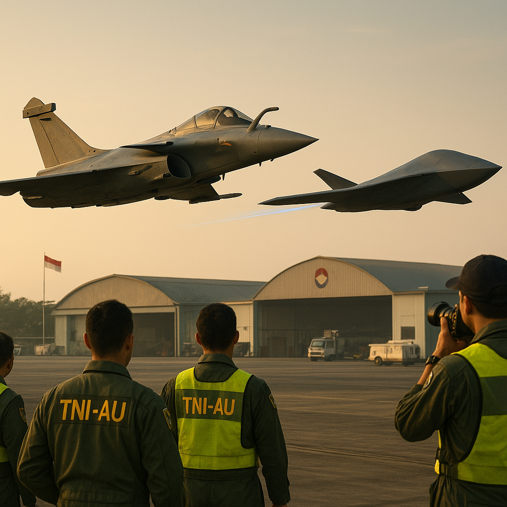 Peningkatan Kapabilitas: TNI AU Uji Coba Integrasi Drone Loyal Wingman dengan Armada Rafale