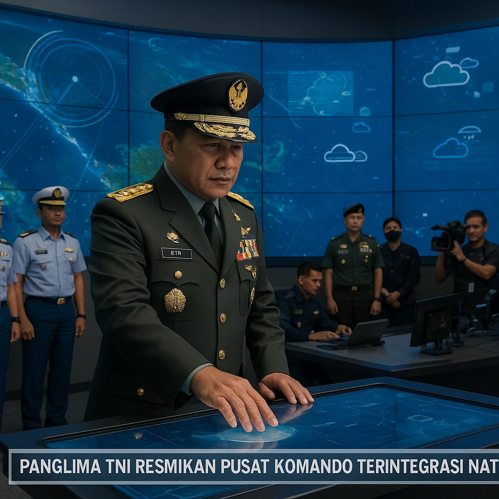 Panglima TNI Resmikan Pusat Komando Terintegrasi untuk Keamanan Laut Natuna