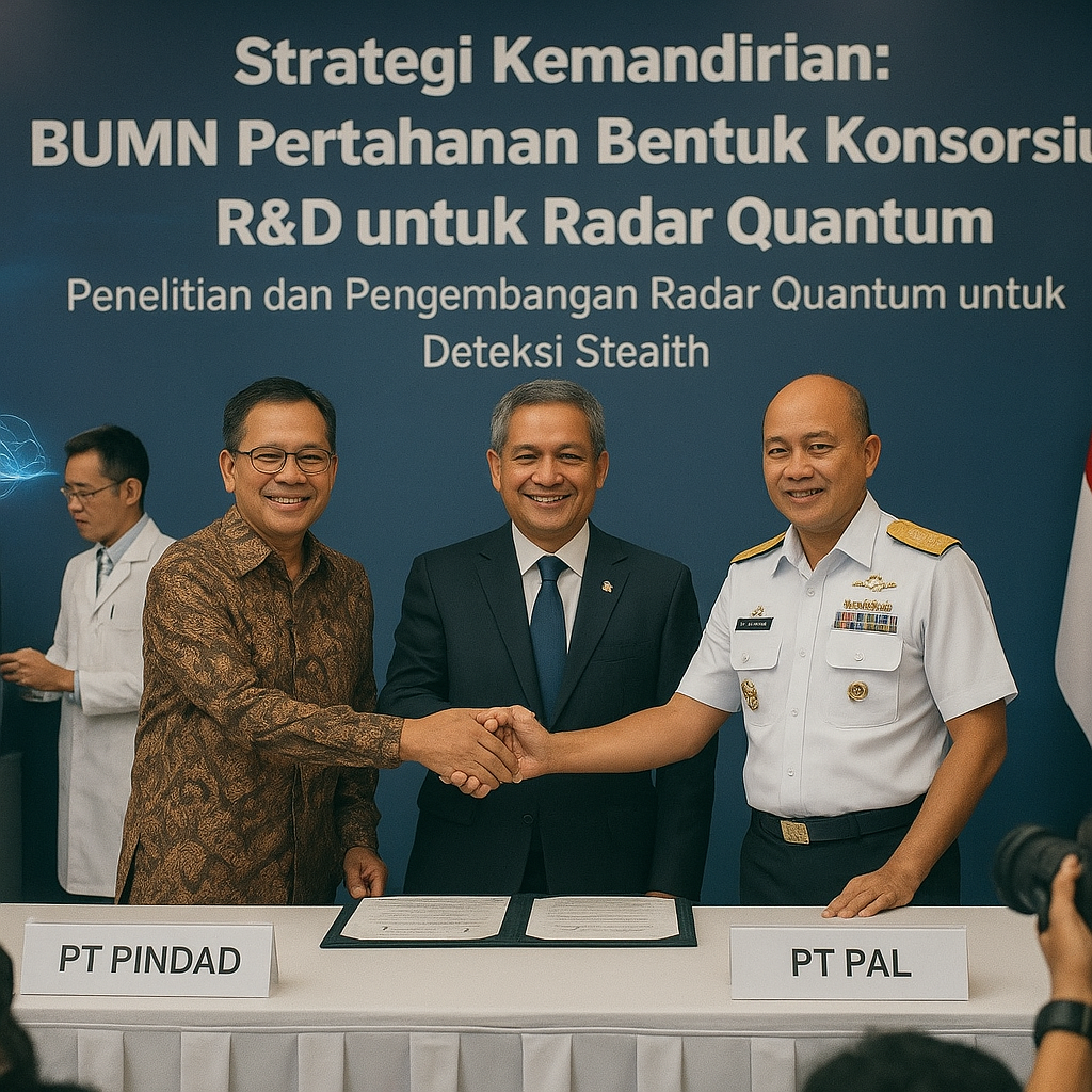 Strategi Kemandirian: BUMN Pertahanan Bentuk Konsorsium R&D untuk Radar Quantum
