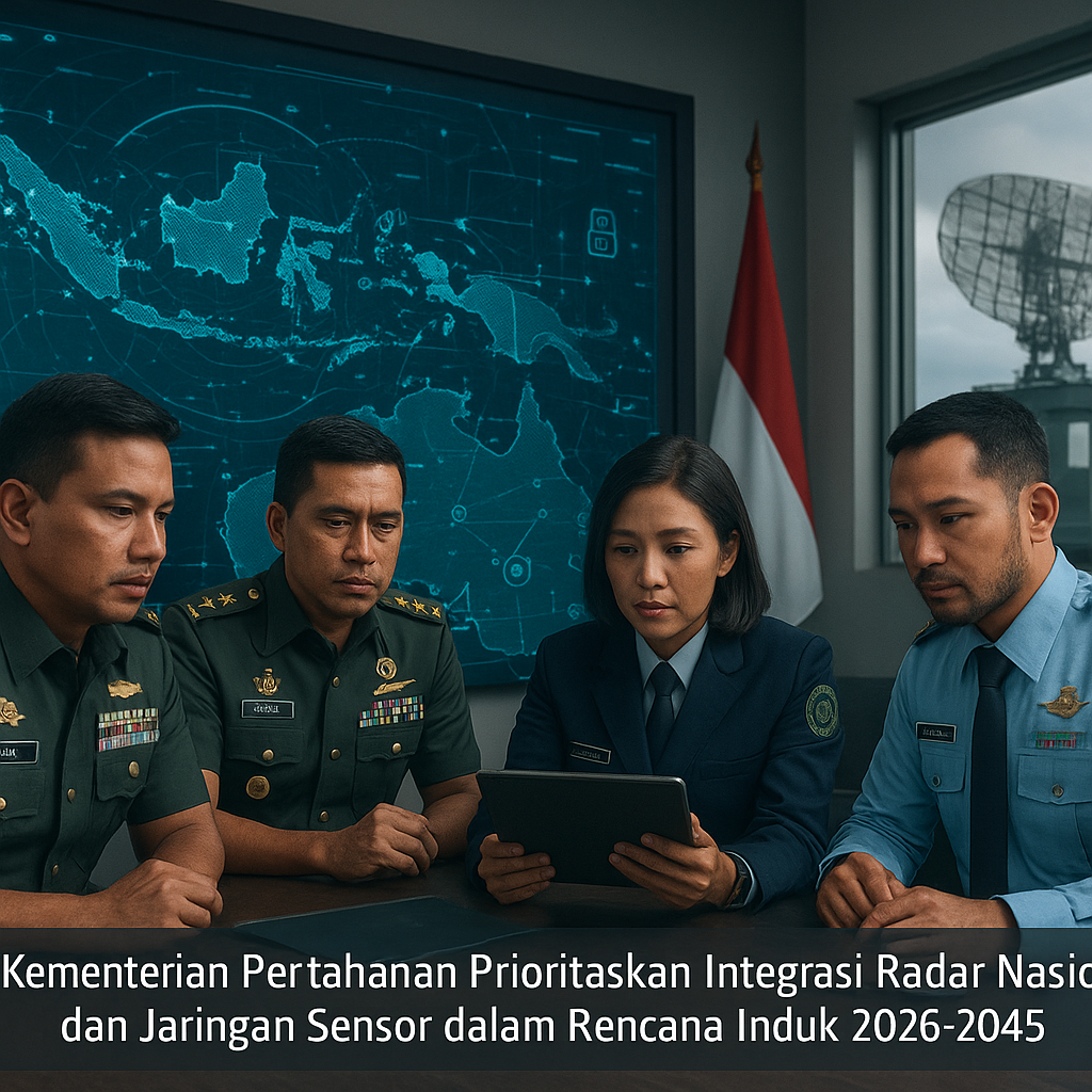 Kementerian Pertahanan Prioritaskan Integrasi Radar Nasional dan Jaringan Sensor dalam Rencana Induk 2026-2045
